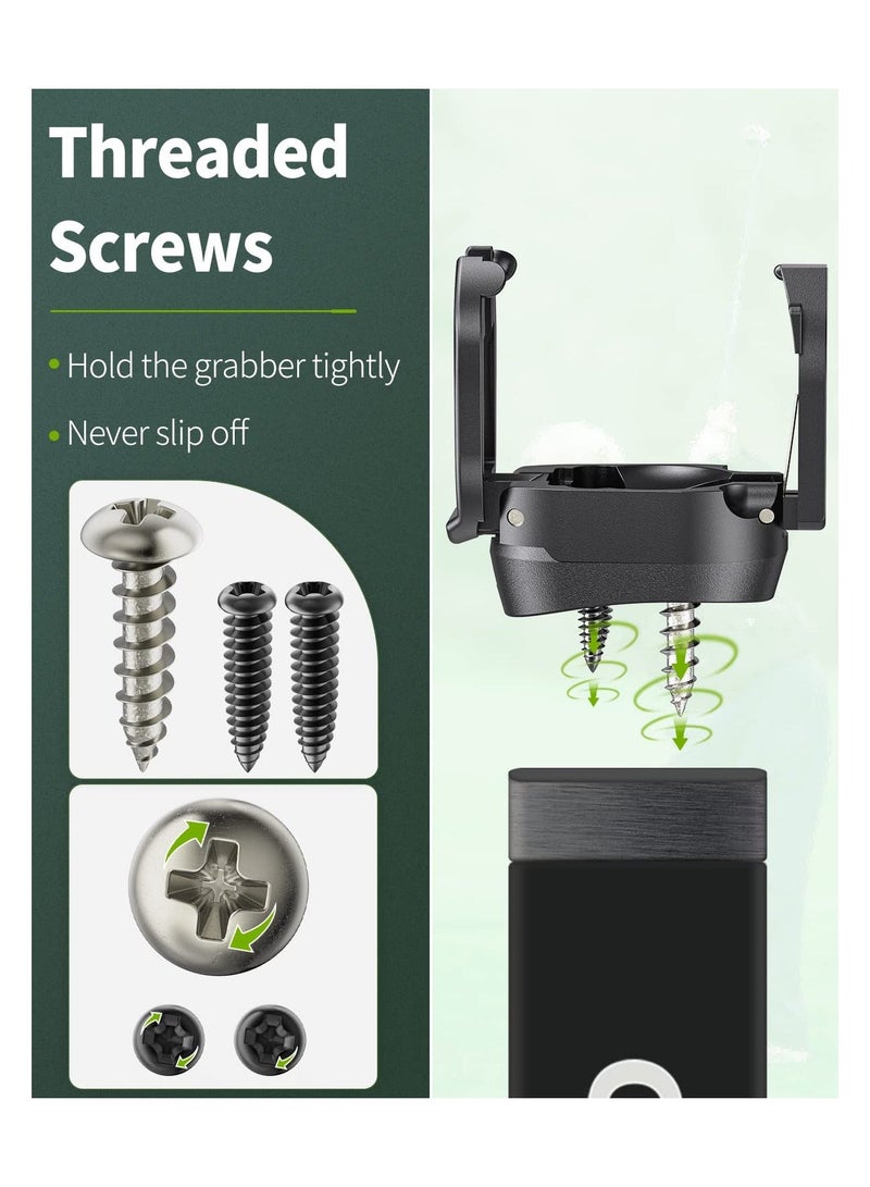 Excefore 6 Pcs Golf Ball Retriever Grabber, Golf Ball Retriever for Putter, for Putters Golf Pick-up Claw Plastic Grip Sucker Tool Portable Back Saver for Golfers - Image 5